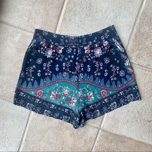 Paisley Print Flowy Short